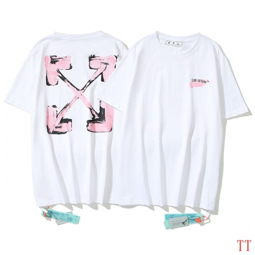 Replica Off-White T-Shirts Short Sleeved For Unisex #963205 $29.00 USD for Wholesale