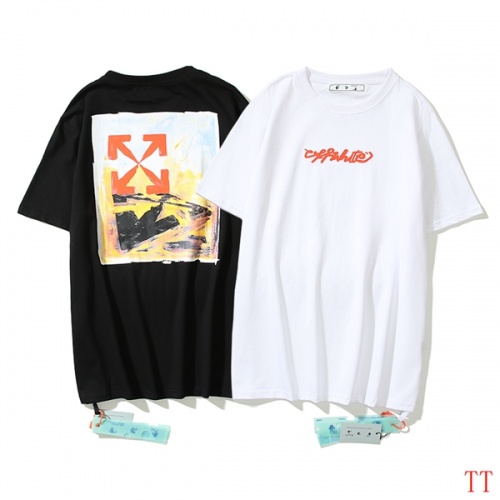 Replica Off-White T-Shirts Short Sleeved For Unisex #963216 $29.00 USD for Wholesale