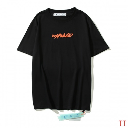Replica Off-White T-Shirts Short Sleeved For Unisex #963216 $29.00 USD for Wholesale
