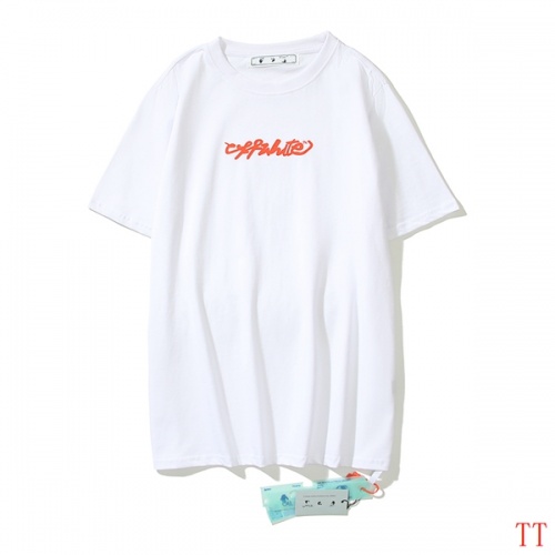 Replica Off-White T-Shirts Short Sleeved For Unisex #963217 $29.00 USD for Wholesale