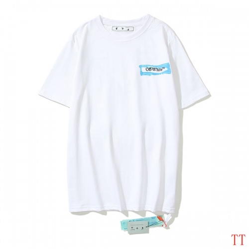 Replica Off-White T-Shirts Short Sleeved For Unisex #963219 $29.00 USD for Wholesale