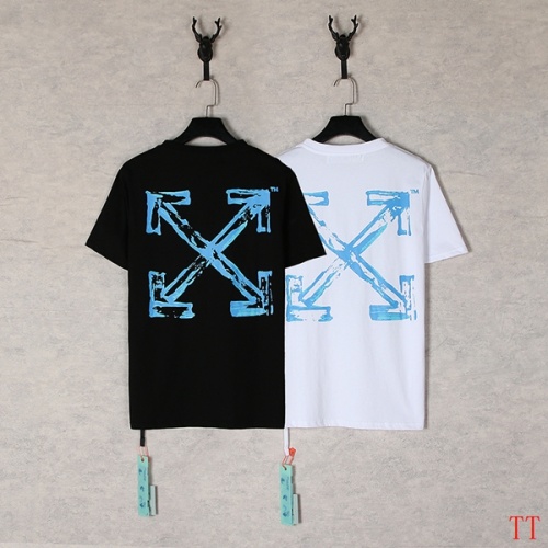 Replica Off-White T-Shirts Short Sleeved For Unisex #963219 $29.00 USD for Wholesale
