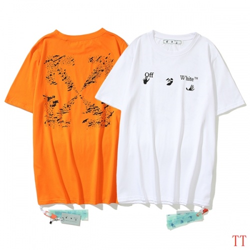 Replica Off-White T-Shirts Short Sleeved For Unisex #963220 $29.00 USD for Wholesale
