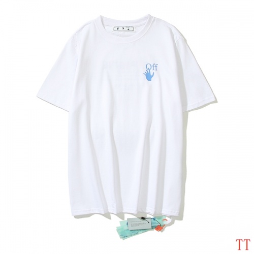 Replica Off-White T-Shirts Short Sleeved For Unisex #963230 $29.00 USD for Wholesale