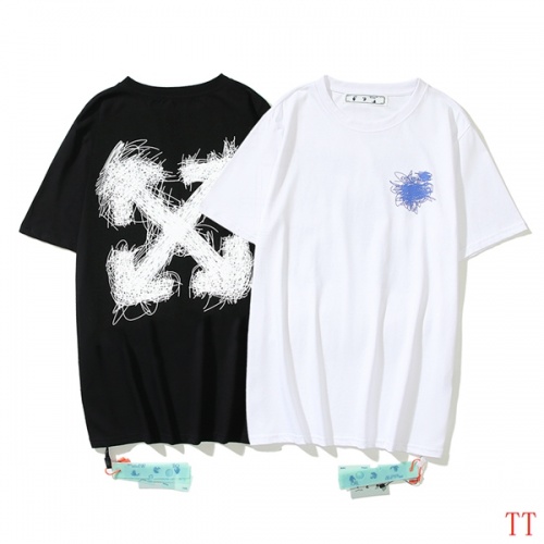 Replica Off-White T-Shirts Short Sleeved For Unisex #963236 $29.00 USD for Wholesale