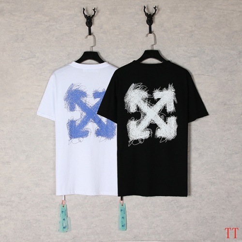Replica Off-White T-Shirts Short Sleeved For Unisex #963237 $29.00 USD for Wholesale
