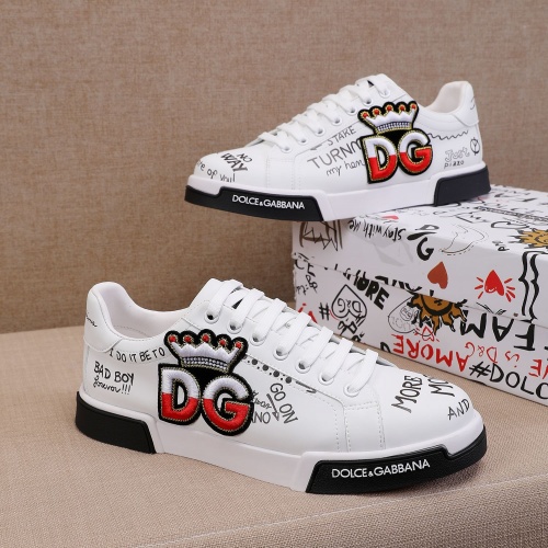 Replica Dolce & Gabbana D&G Casual Shoes For Men #963433 $80.00 USD for Wholesale