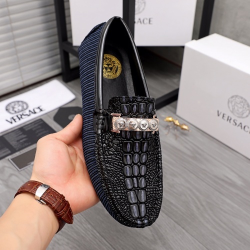 Replica Versace Leather Shoes For Men #963495 $68.00 USD for Wholesale