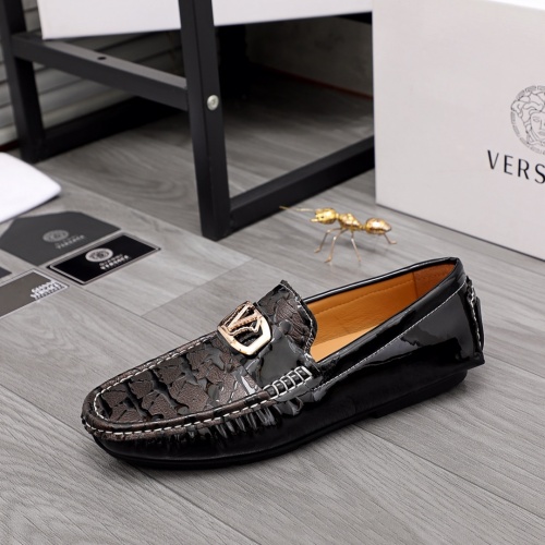 Replica Versace Leather Shoes For Men #963497 $68.00 USD for Wholesale