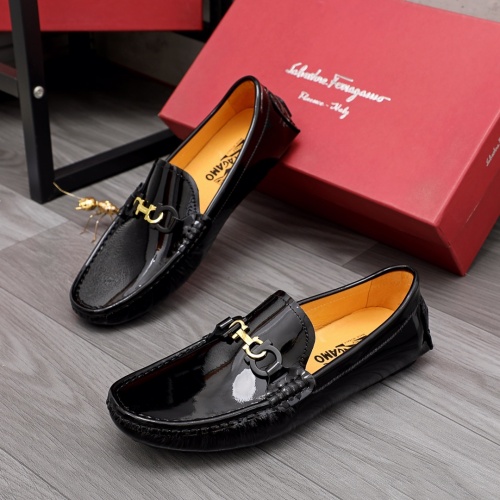 Ferragamo Salvatore FS Leather Shoes For Men #963519