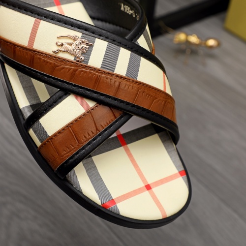 Replica Burberry Slippers For Men #963643 $42.00 USD for Wholesale