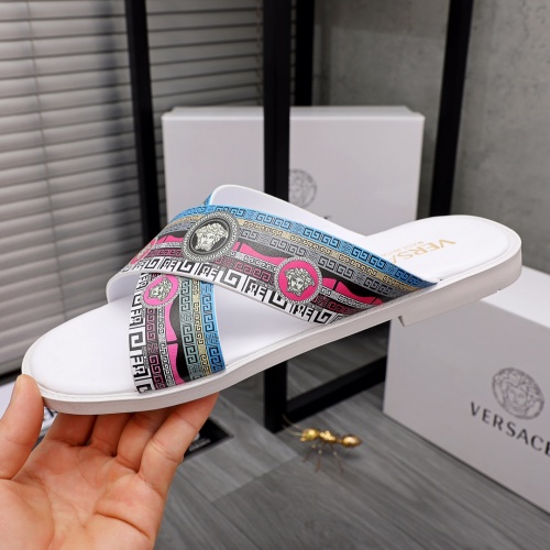 Replica Versace Slippers For Men #963659 $42.00 USD for Wholesale