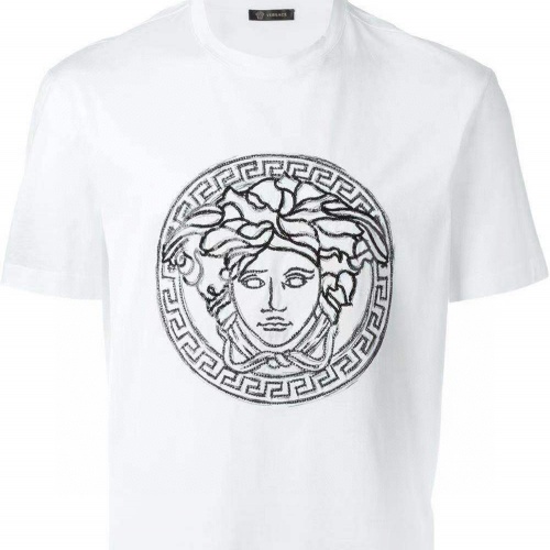 Replica Versace T-Shirts Short Sleeved For Unisex #964010 $68.00 USD for Wholesale