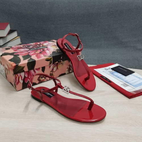 Replica Dolce&Gabbana D&G Sandal For Women #964039 $108.00 USD for Wholesale
