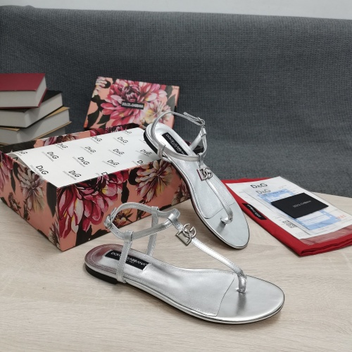 Replica Dolce&Gabbana D&G Sandal For Women #964045 $108.00 USD for Wholesale