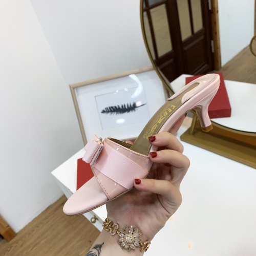Replica Salvatore Ferragamo Slippers For Women #964058 $82.00 USD for Wholesale