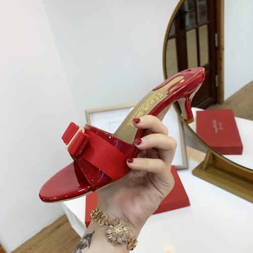 Replica Salvatore Ferragamo Slippers For Women #964059 $82.00 USD for Wholesale