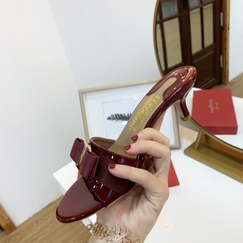 Replica Salvatore Ferragamo Slippers For Women #964060 $82.00 USD for Wholesale