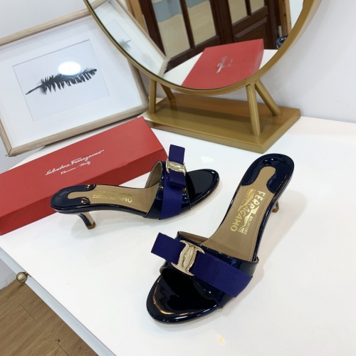 Replica Salvatore Ferragamo Slippers For Women #964063 $82.00 USD for Wholesale