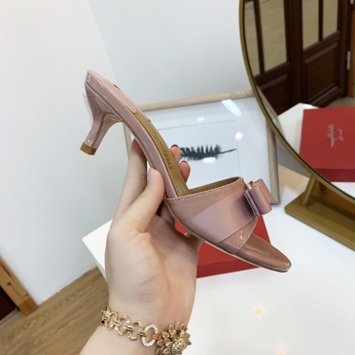 Replica Salvatore Ferragamo Slippers For Women #964067 $82.00 USD for Wholesale