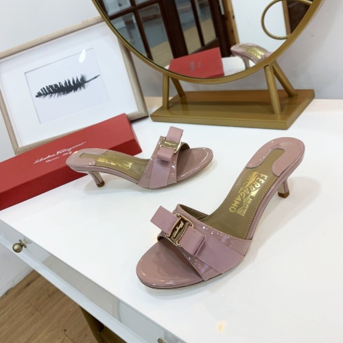 Replica Salvatore Ferragamo Slippers For Women #964067 $82.00 USD for Wholesale