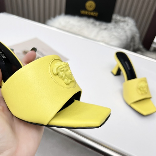 Replica Versace Slippers For Women #964078 $80.00 USD for Wholesale