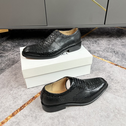 Replica Versace Leather Shoes For Men #964151 $105.00 USD for Wholesale