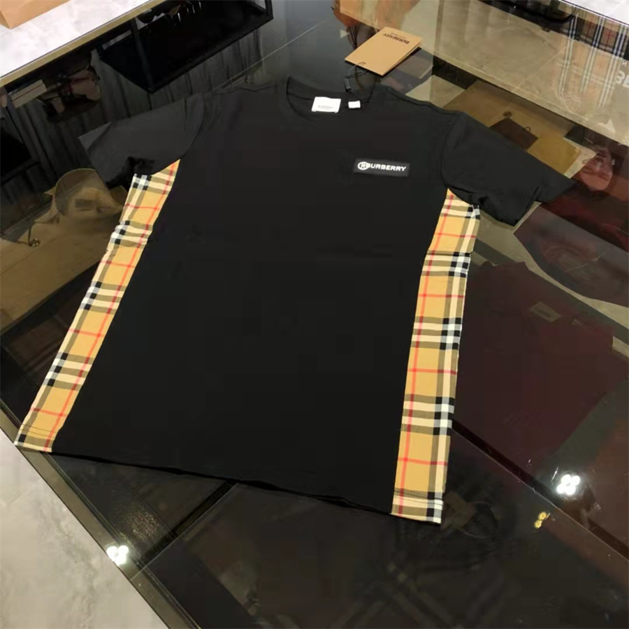 plaid burberry t shirt women's