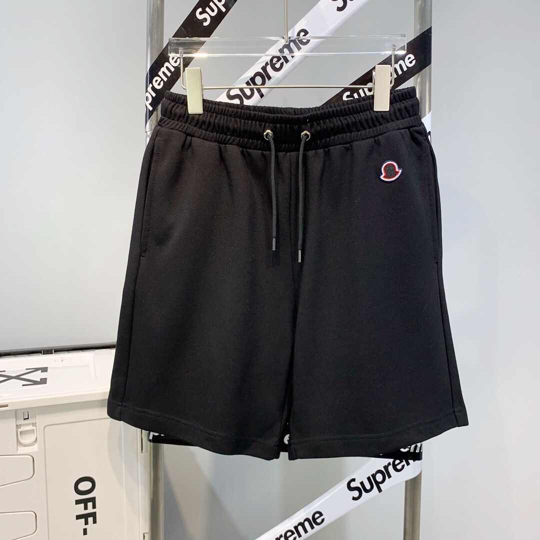 mens grey moncler shorts