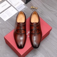 $80.00 USD Ferragamo Leather Shoes For Men #956449