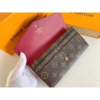 $36.00 USD Louis Vuitton LV Wallets In Burgundy For Women #958538