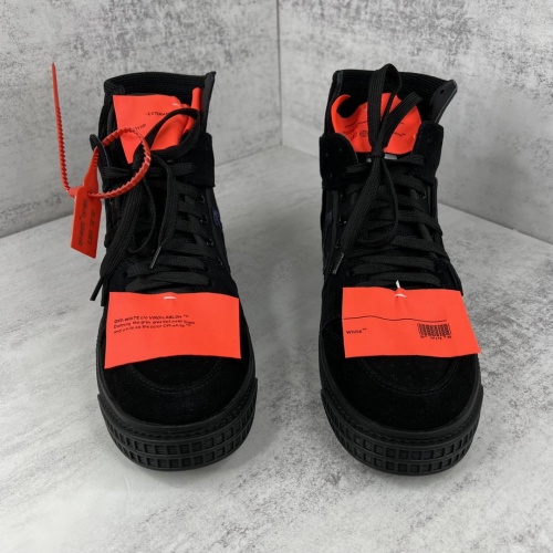 Replica Off-White High Tops Shoes For Men #964758 $118.00 USD for Wholesale