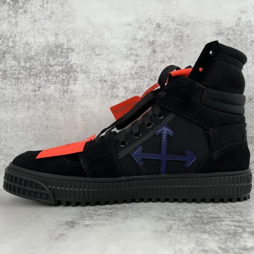 Replica Off-White High Tops Shoes For Women #964759 $118.00 USD for Wholesale