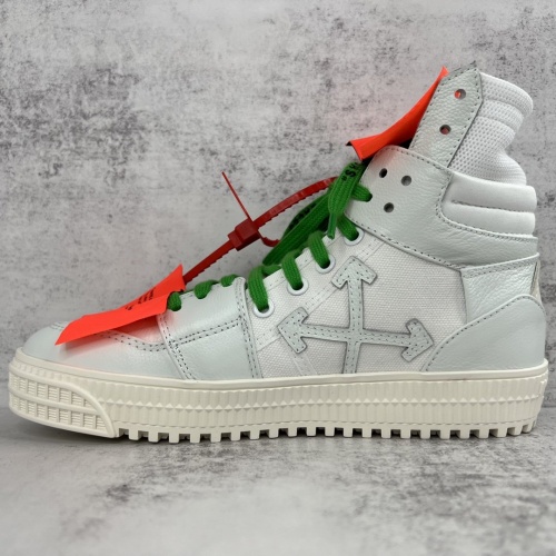 Replica Off-White High Tops Shoes For Men #964760 $118.00 USD for Wholesale