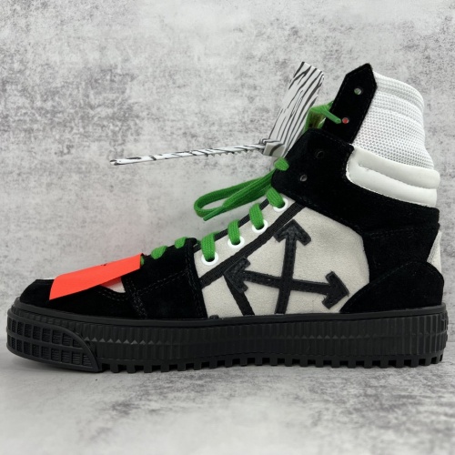 Replica Off-White High Tops Shoes For Men #964762 $118.00 USD for Wholesale