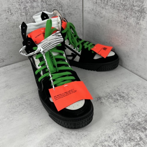 Replica Off-White High Tops Shoes For Women #964763 $118.00 USD for Wholesale