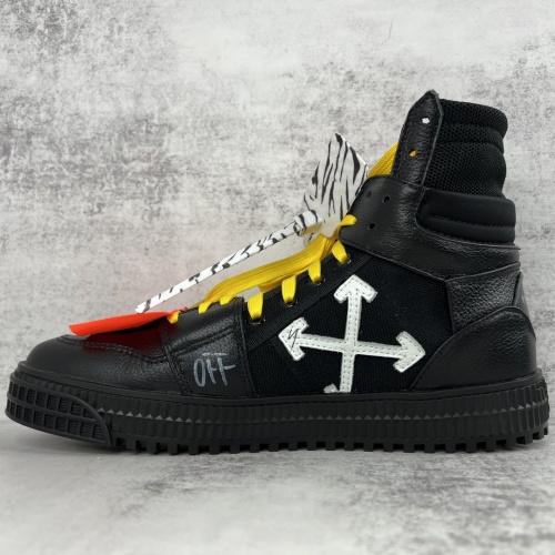Replica Off-White High Tops Shoes For Men #964764 $118.00 USD for Wholesale