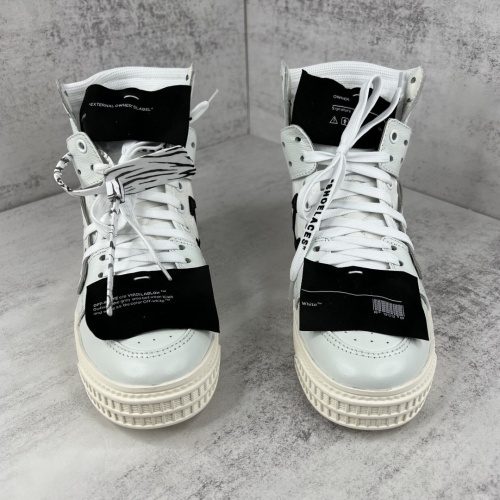 Replica Off-White High Tops Shoes For Men #964766 $118.00 USD for Wholesale
