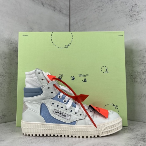 Replica Off-White High Tops Shoes For Women #964771 $118.00 USD for Wholesale