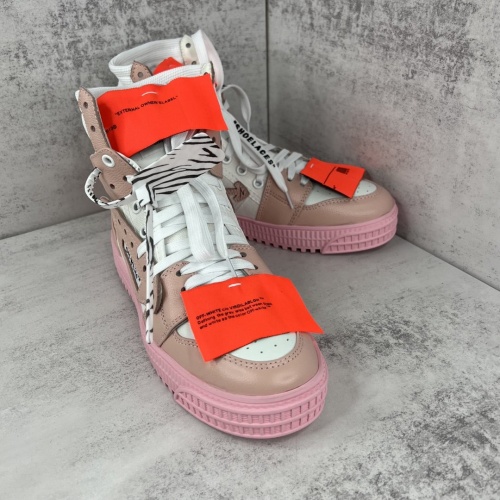 Replica Off-White High Tops Shoes For Women #964773 $118.00 USD for Wholesale
