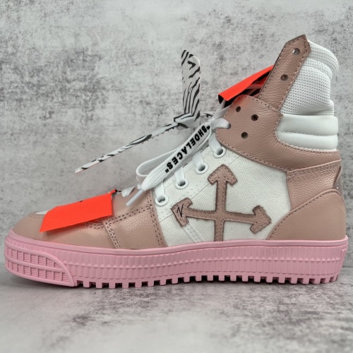 Replica Off-White High Tops Shoes For Women #964773 $118.00 USD for Wholesale