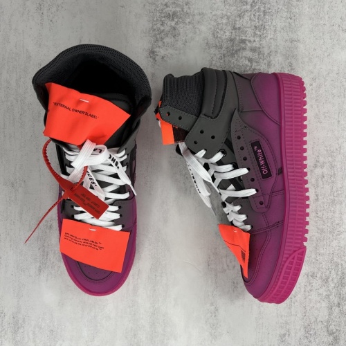 Off-White High Tops Shoes For Women #964774 $118.00 USD, Wholesale Replica Off-White High Tops Shoes