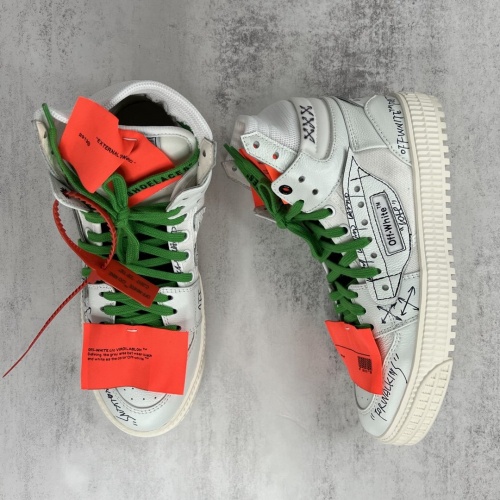 Off-White High Tops Shoes For Women #964775 $118.00 USD, Wholesale Replica Off-White High Tops Shoes