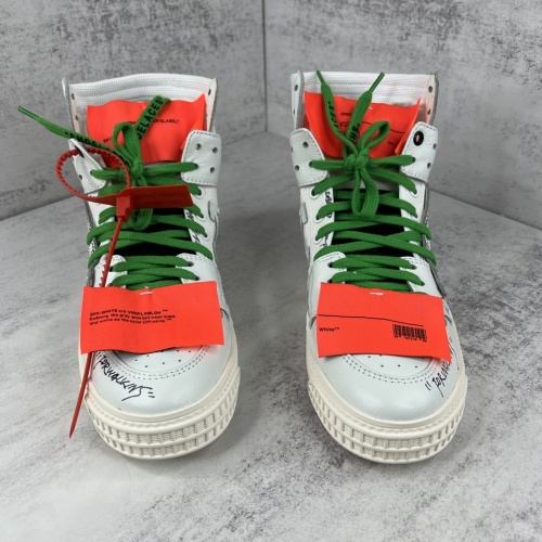 Replica Off-White High Tops Shoes For Women #964775 $118.00 USD for Wholesale