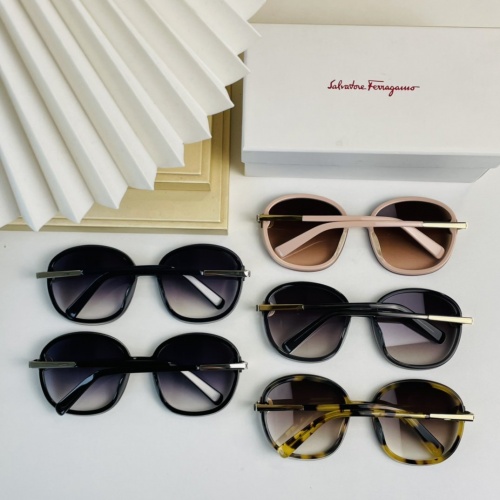 Replica Salvatore Ferragamo AAA Quality Sunglasses #965109 $48.00 USD for Wholesale