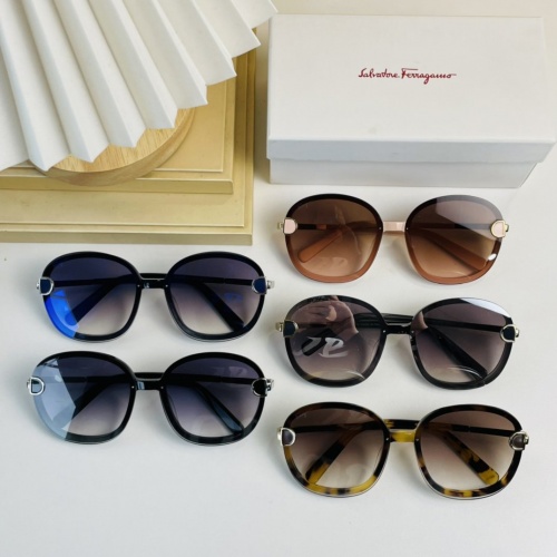 Replica Salvatore Ferragamo AAA Quality Sunglasses #965112 $48.00 USD for Wholesale