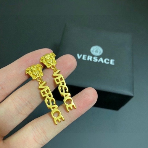 Replica Versace Earrings For Women #965322 $29.00 USD for Wholesale