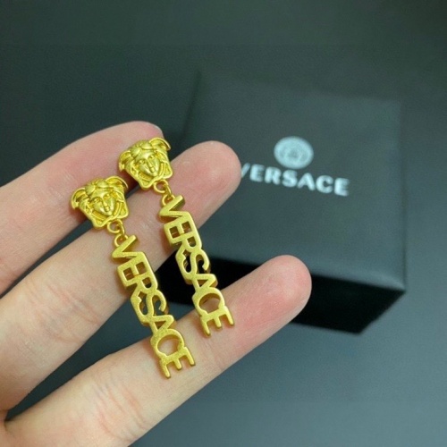 Replica Versace Earrings For Women #965322 $29.00 USD for Wholesale