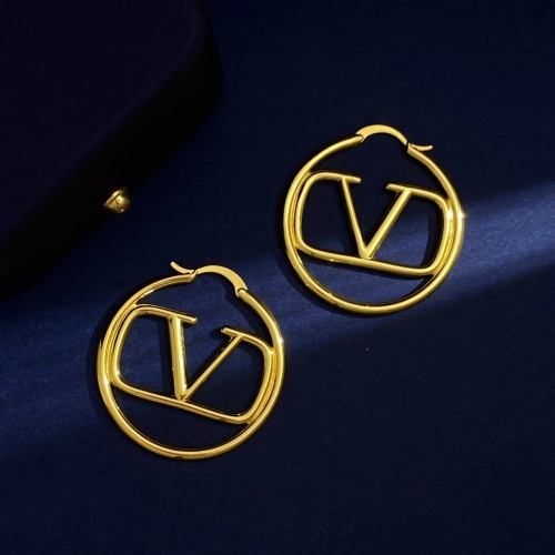Replica Valentino Earrings For Women #965401 $32.00 USD for Wholesale