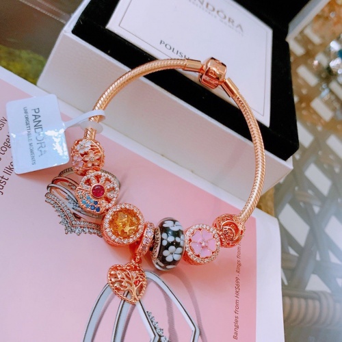 Replica Pandora Bracelet For Women #965555 $76.00 USD for Wholesale